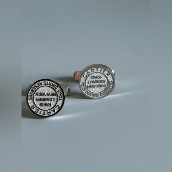 Cartier Silver Cufflinks - Picture 2 of 5